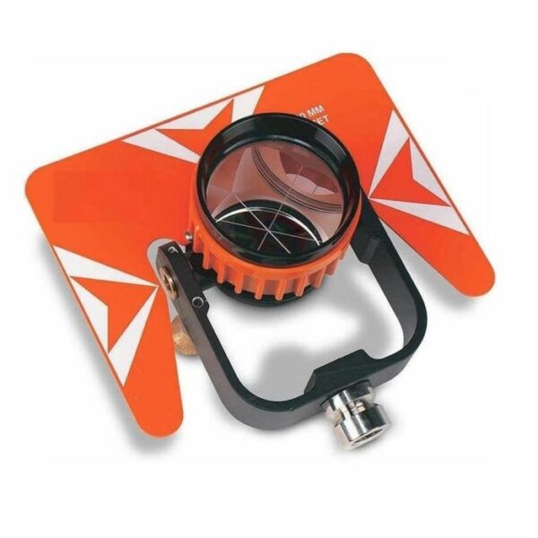 Prisma Circular Topografia Agrimensura Com Suporte e Bolsa